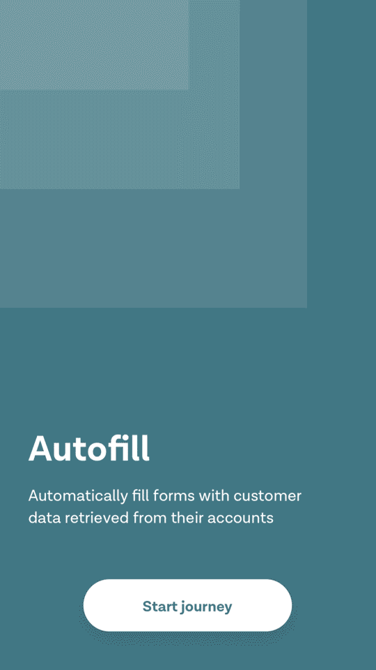 Here’s how Tink can help simplify the onboarding journey for yours customers in a few simple steps.
The customer consents to pulling the data from their banks (this can include ID information, account numbers, information on loans, mortgages and investments – among other things)
They complete their bank’s authentication process
The customer selects which of their accounts the details should be pulled from
The raw data is enriched so the form fields are autofilled and presented to customers in an easy-to-read format 
Customers can complete the process by confirming with one click.