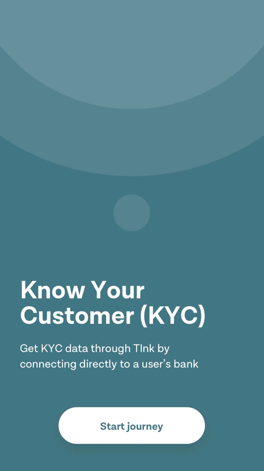 Tink’s solution helps streamline the KYC process both for customers and your business by automatically fetching customers’ financial data straight from banks.