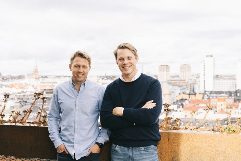 Co-founders Daniel Kjellén (CEO) and Fredrik Hedberg (CTO)
