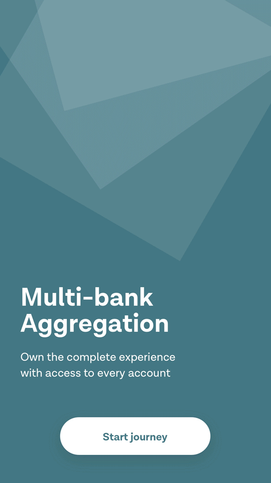Let your customers see all their accounts – no matter the bank – in your own environment. Use multi-banking to let customers see their full financial picture.