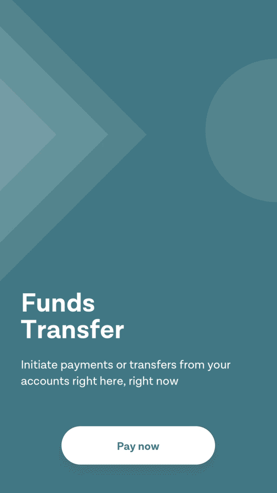 Keep customers engaged in your environment. Use Tink’s funds transfer solution to let them transfer money between accounts straight from your app or website.