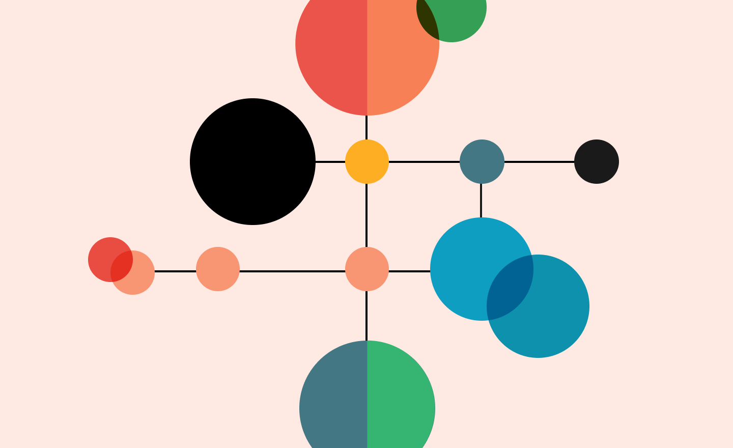 This image depicts an abstract illustration to convey the concept of a categorisation model that extracts value from account and transactional data, with the aim of resulting in a cleaned data set.