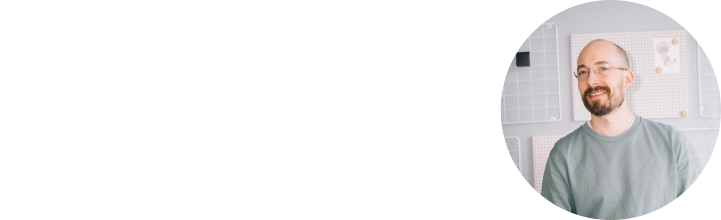 This image depicts a portrait of Rickard Arbeus, Senior Product Manager at Tink.