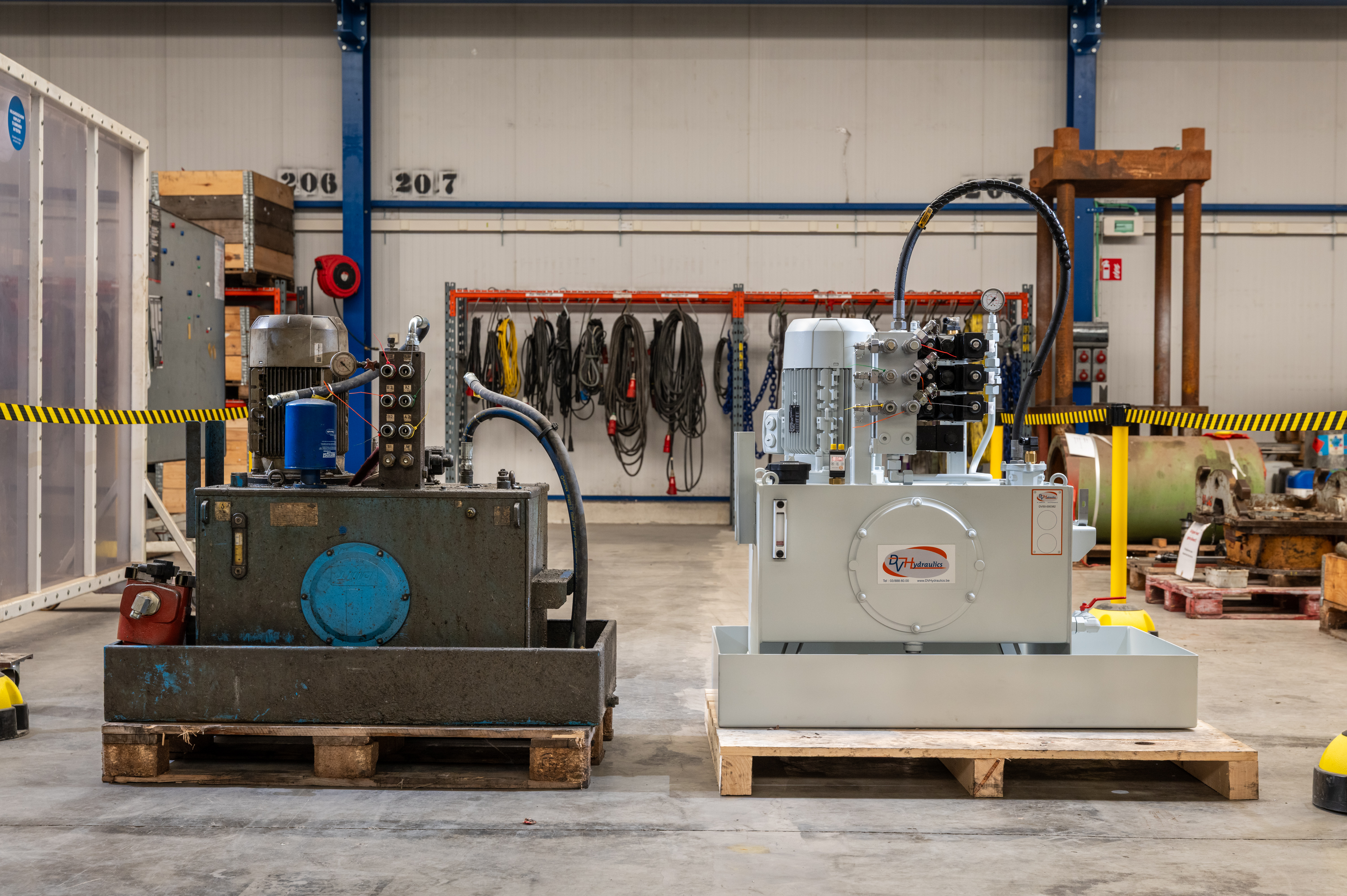 Revisie hydraulische installatie afroller