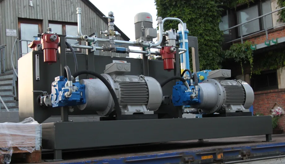 Hydraulische groep voor hoogoventoepassing