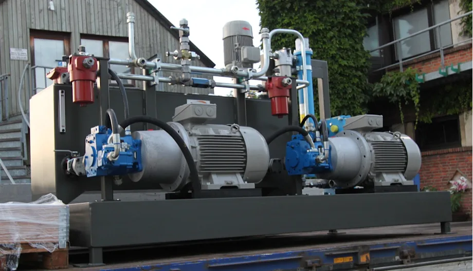 Hydraulische groep voor hoogoventoepassing