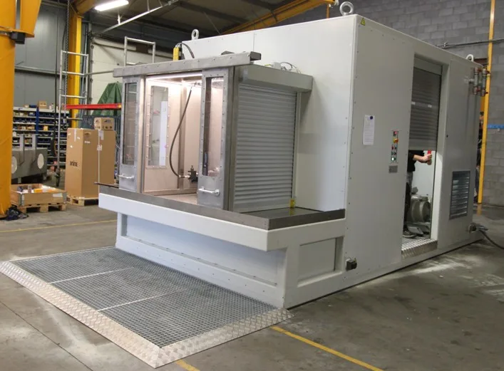 Hydraulische testbank op maat voor ventielen