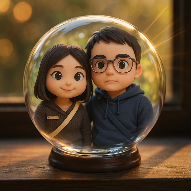 Crystal Ball Character Transform Filter