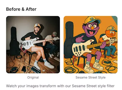 How to Transform Your Photos into Sesame Street Style Using AI Tools