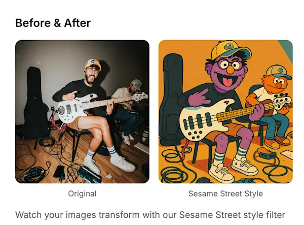 How to Transform Your Photos into Sesame Street Style Using AI Tools