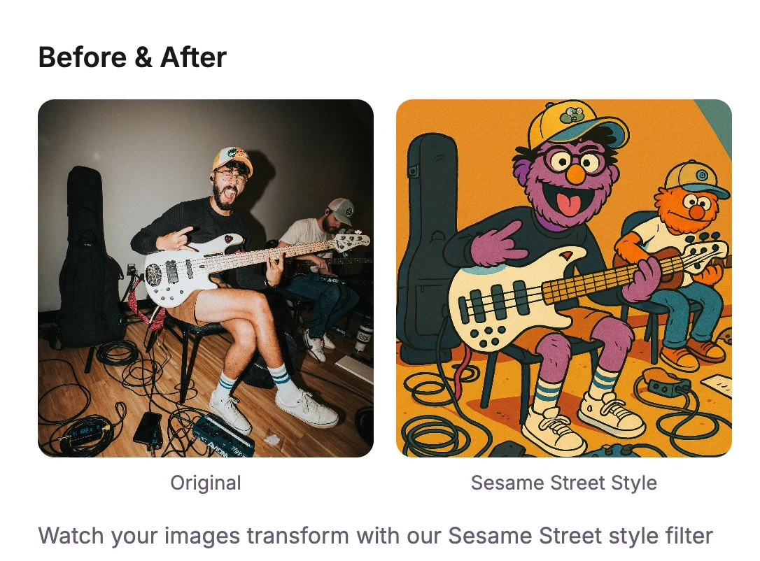 How to Transform Your Photos into Sesame Street Style Using AI Tools