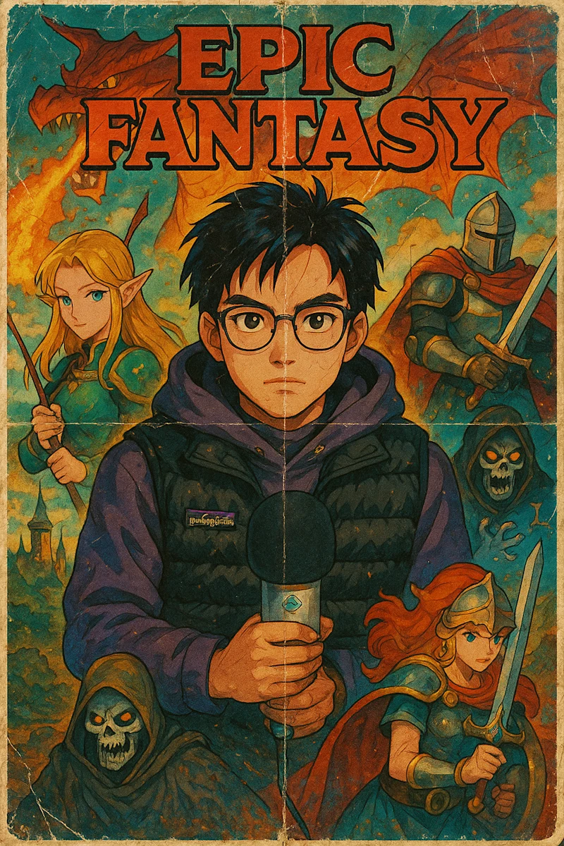 Epic Fantasy Anime Poster Filter