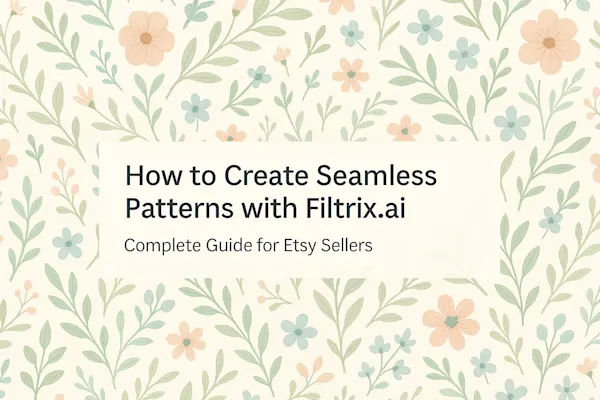 How to Create Seamless Patterns with Filtrix.ai: Complete Guide for Etsy Sellers