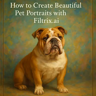 How to Create Beautiful Pet Portraits with Filtrix.ai: A Simple Guide