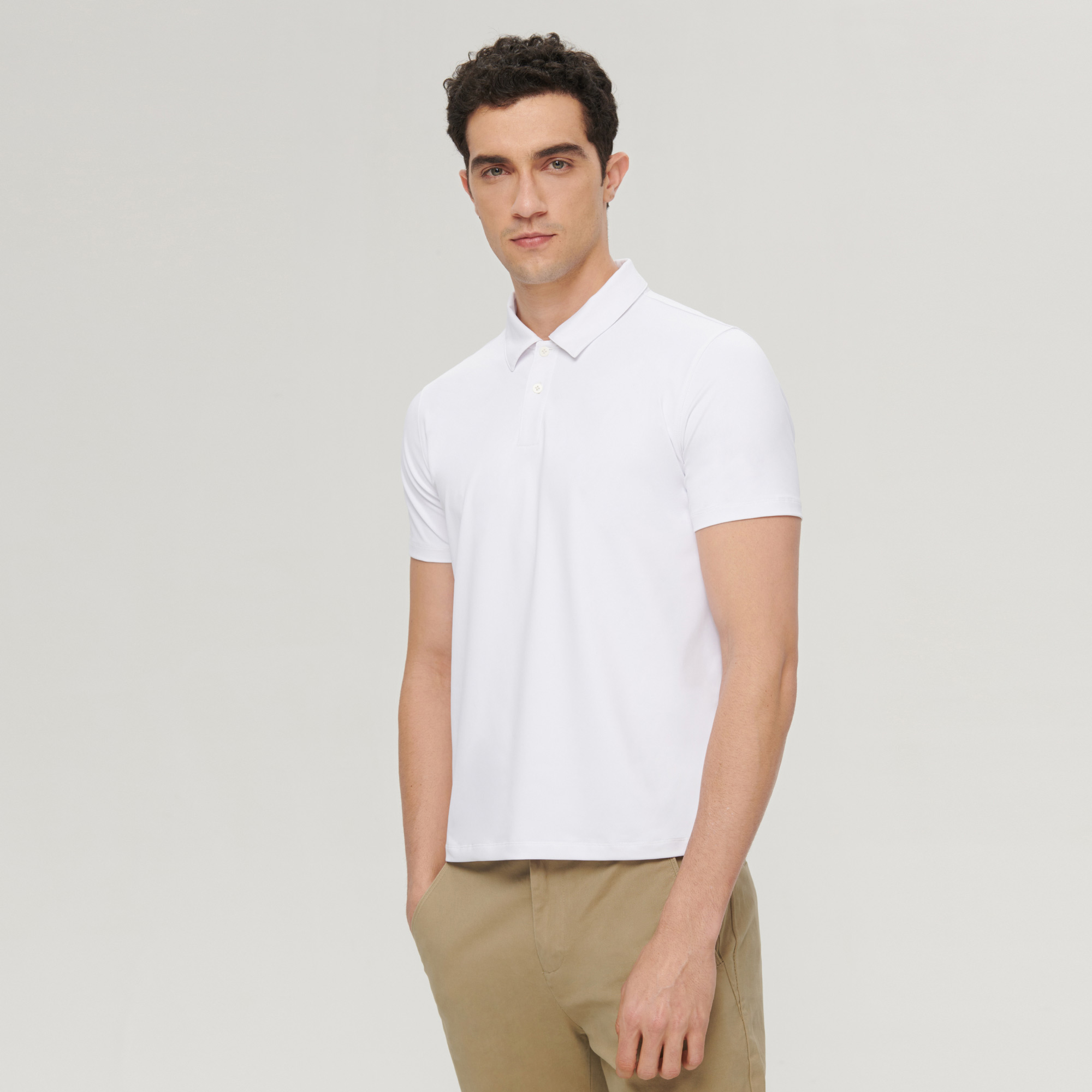 Custom Printed Men’s Slim-Fit Short-Sleeve Polo Shirt | NovaTomato