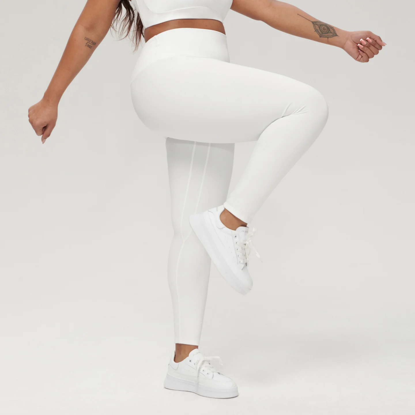 Integrity Activewear Yoga Pants Grey Curve