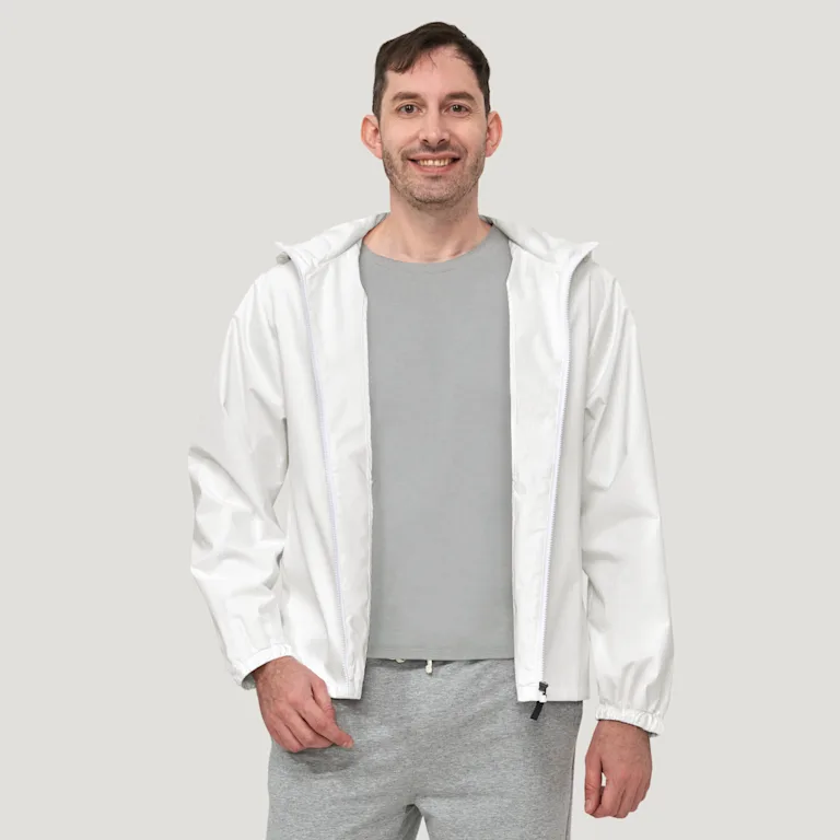 Unisex Lightweight Hooded Windbreaker- Water Resistant