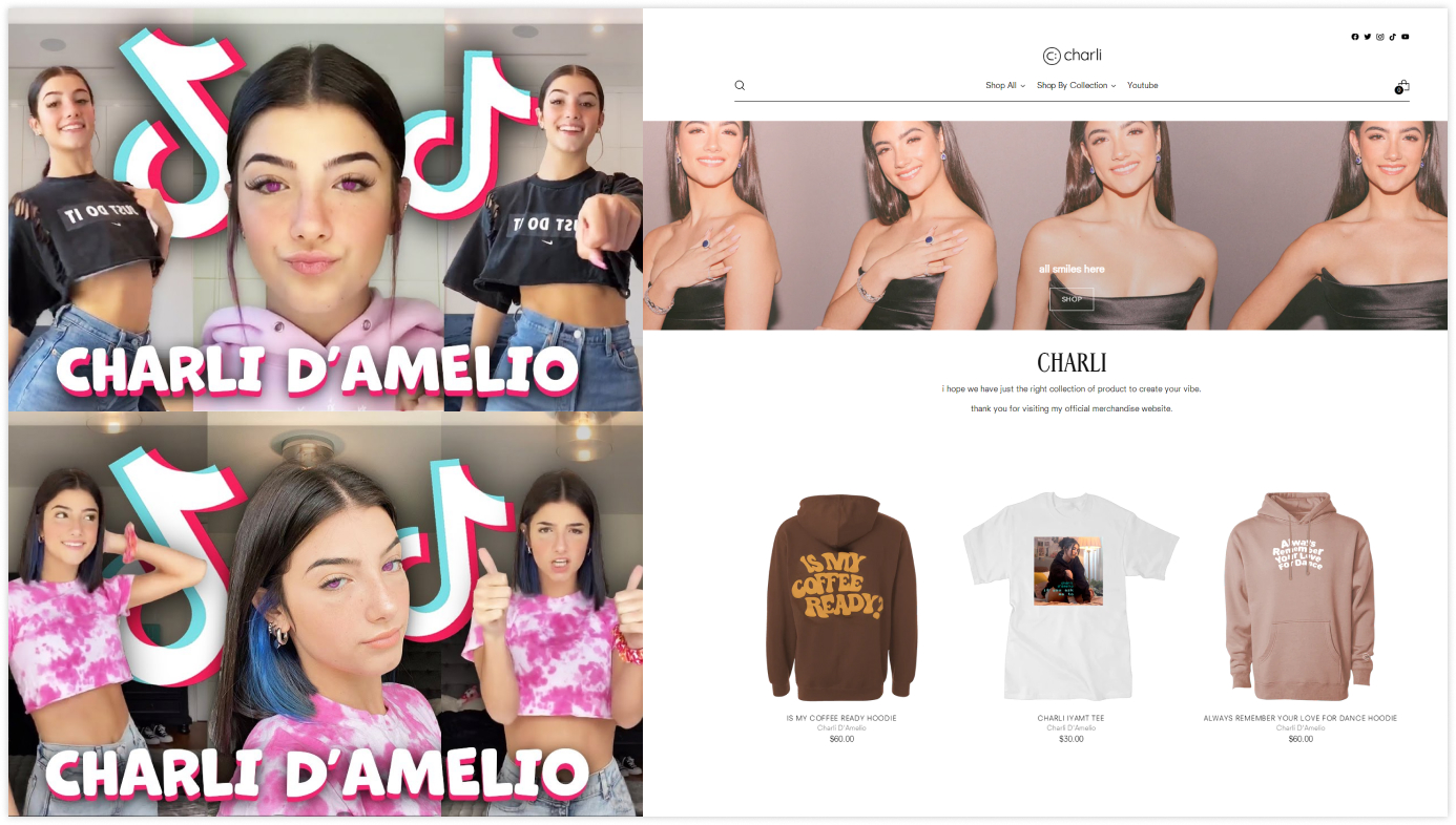 The Best Influencer Merch Stores from TikTok and YouTube Stars in 2025 ...