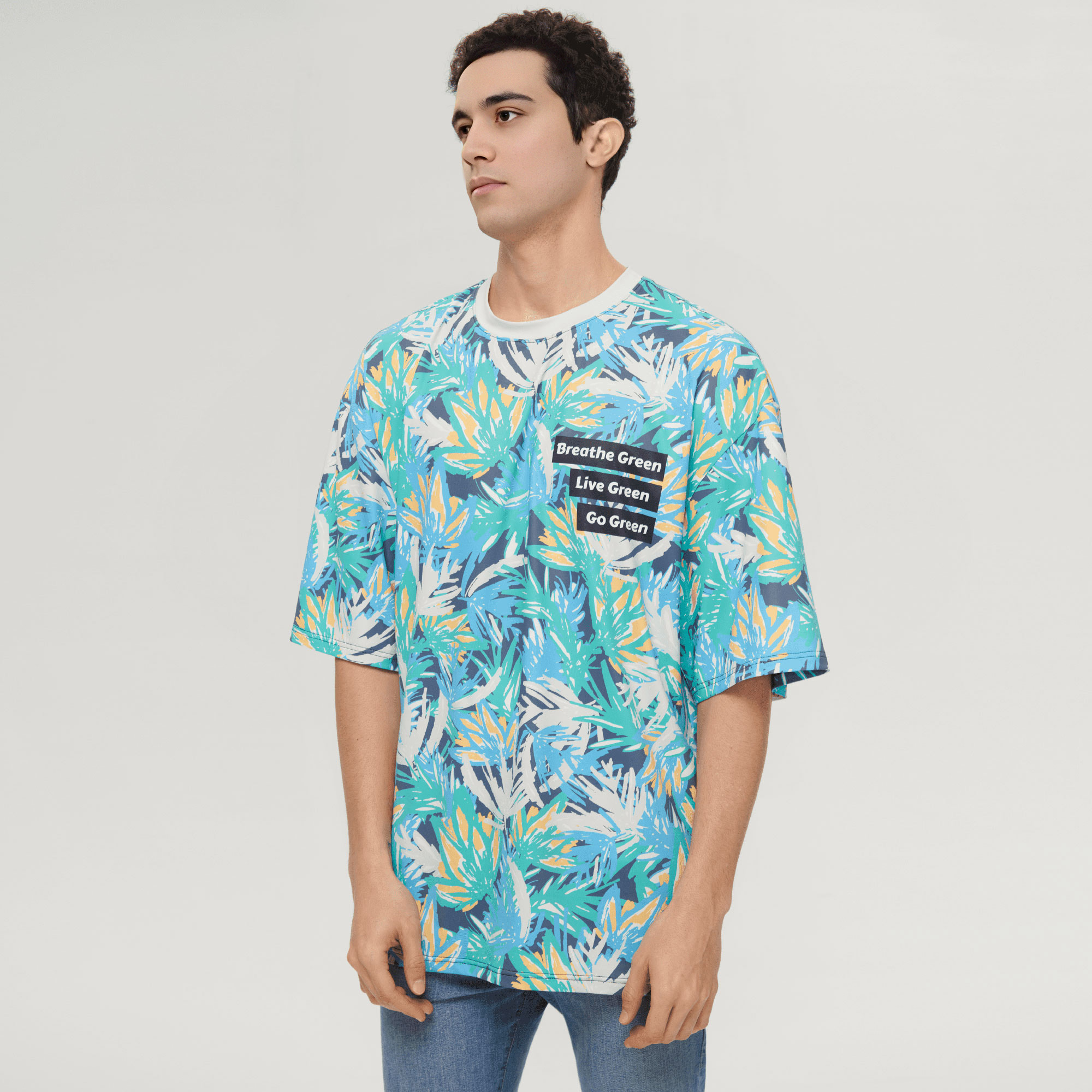【2plan】Butter printing short sleeve t-shirt 2plan (ツープラン) - バタープリント半袖Tシャツ / Butter