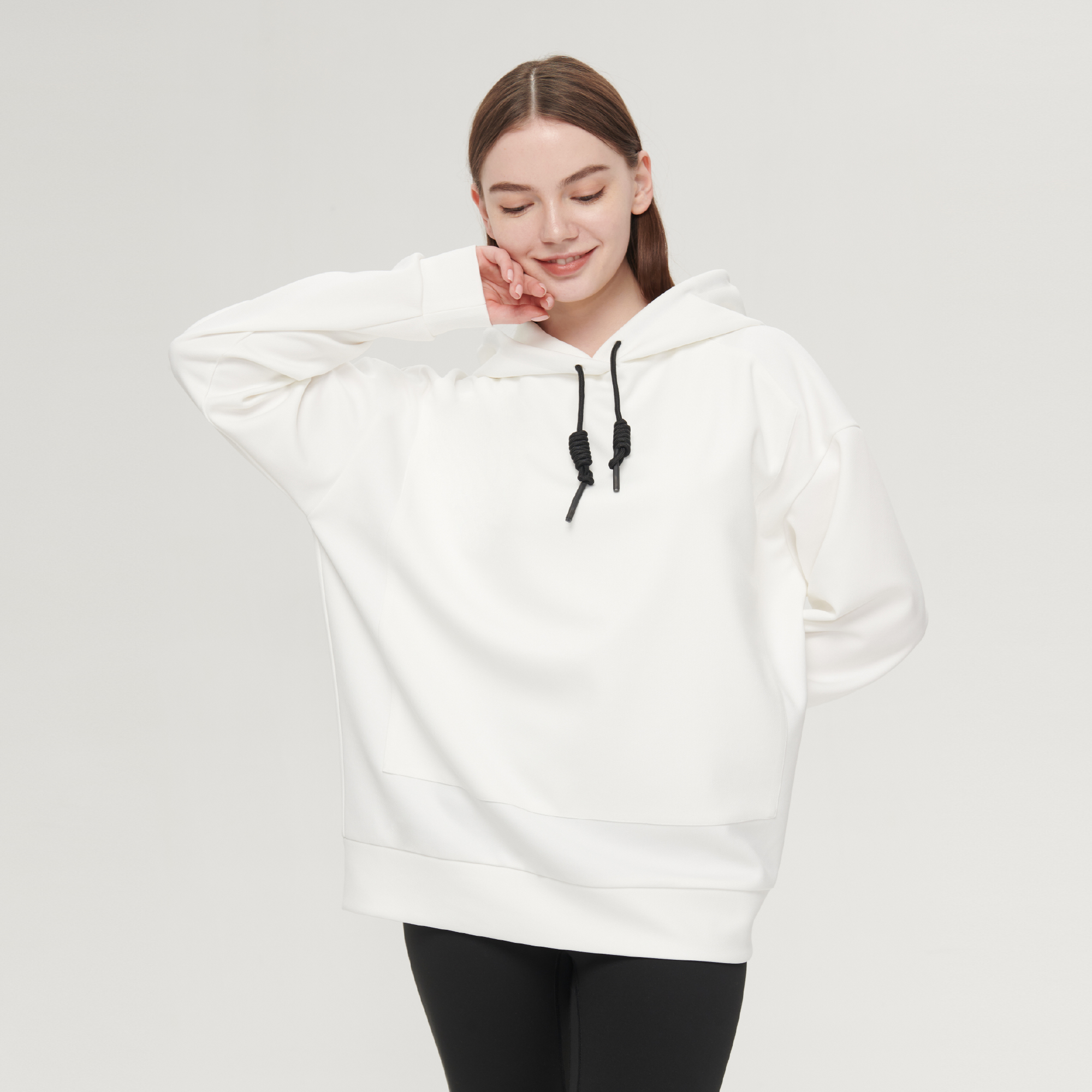 Women’s Relaxed Fit Hoodie With Front Patch