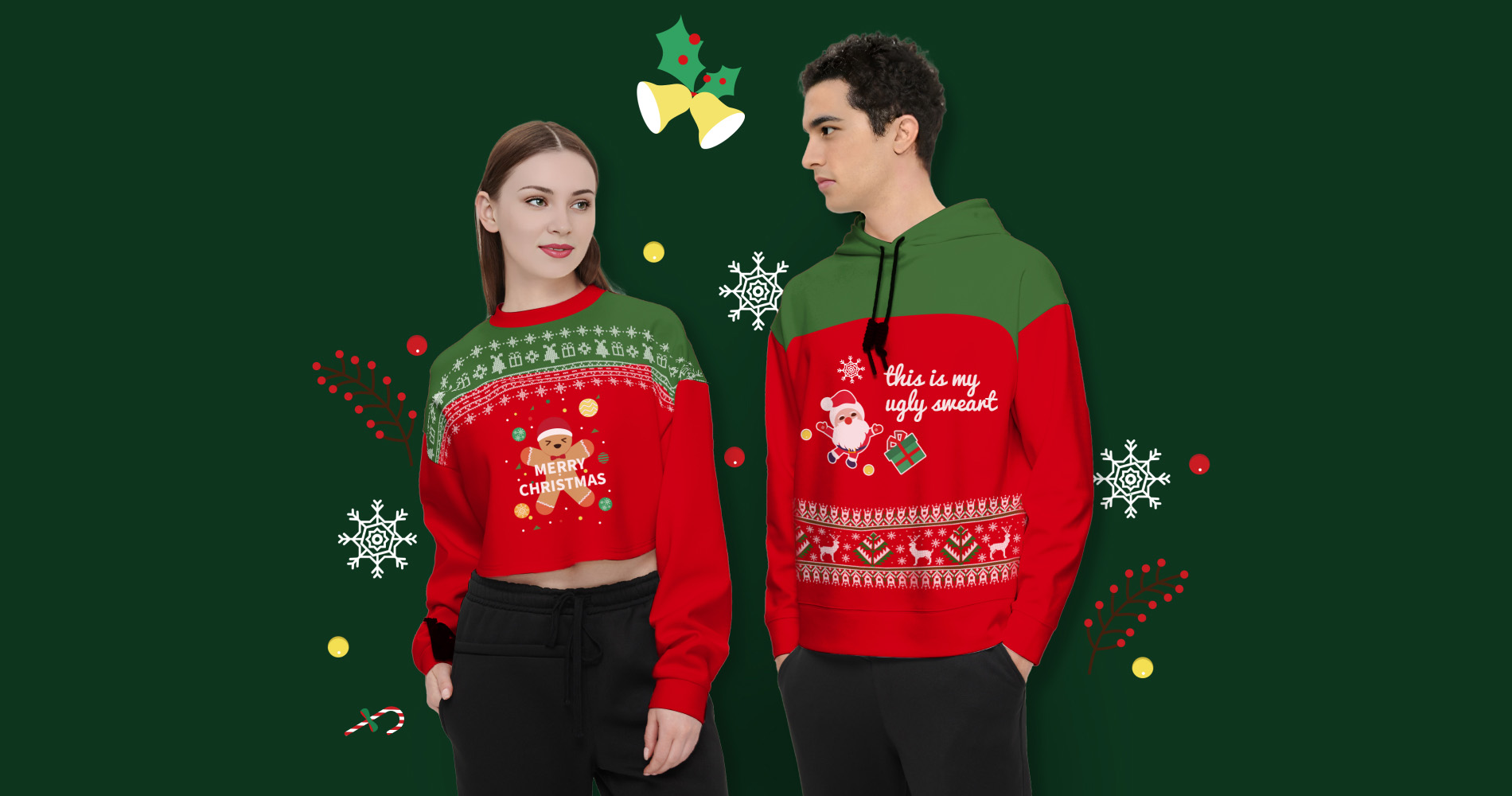 Create your own ugly christmas sweater deals