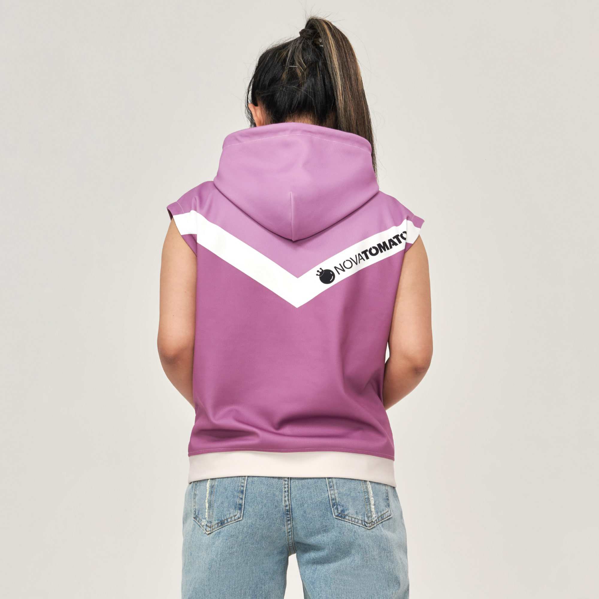 Custom Printed Unisex Regular Fit Sleeveless Pullover Hoodie