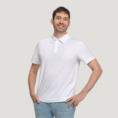 Men’s Classic Fit Short-Sleeve Polo Shirt-Heavyweight 225g