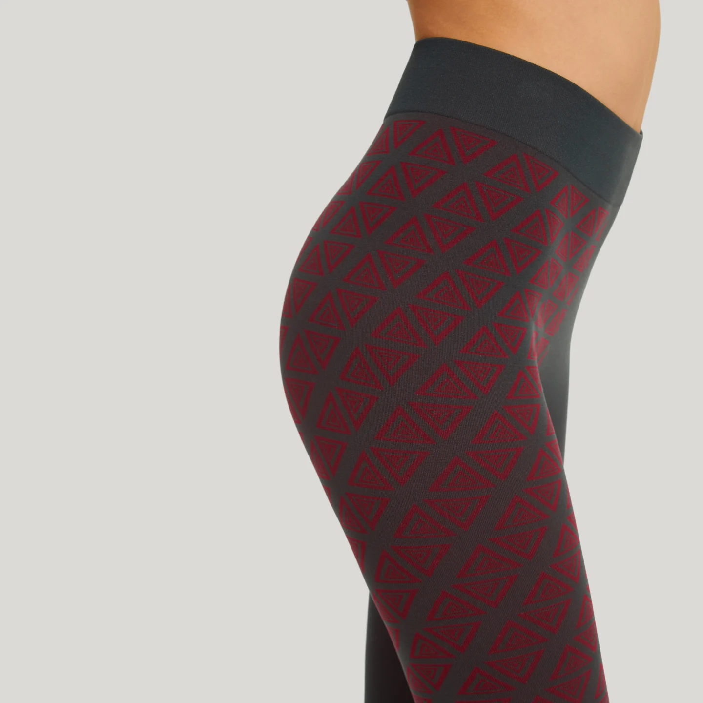 Custom Printed Women's Seamless Knit High-Rise Leggings
