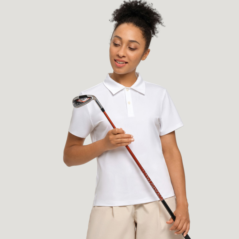Women’s Slim Fit Short-Sleeve Polo Shirt