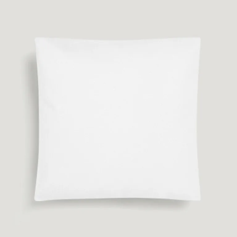 Woven Texture Square Cushion Case 20” x 20”-Linen-Like Fabric
