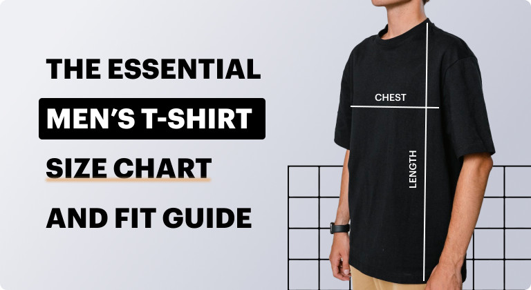 The Essential Men’s T-Shirt Size and Fit Guide