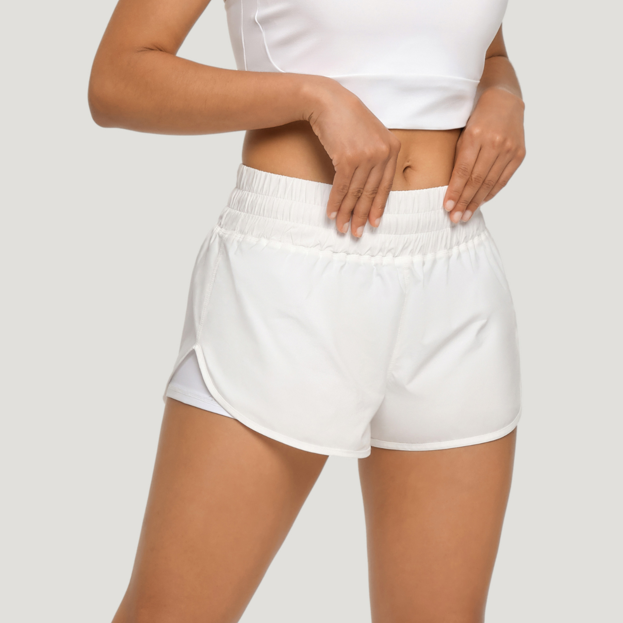 Lululemon White Hotty Hot Shorts Size 4
