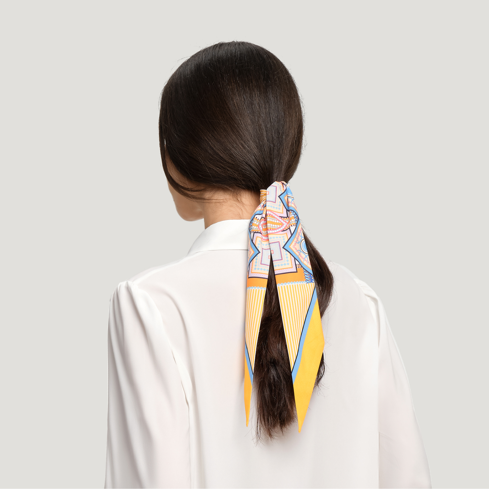 Custom Printed Luxury Silky-like Scarf | NovaTomato