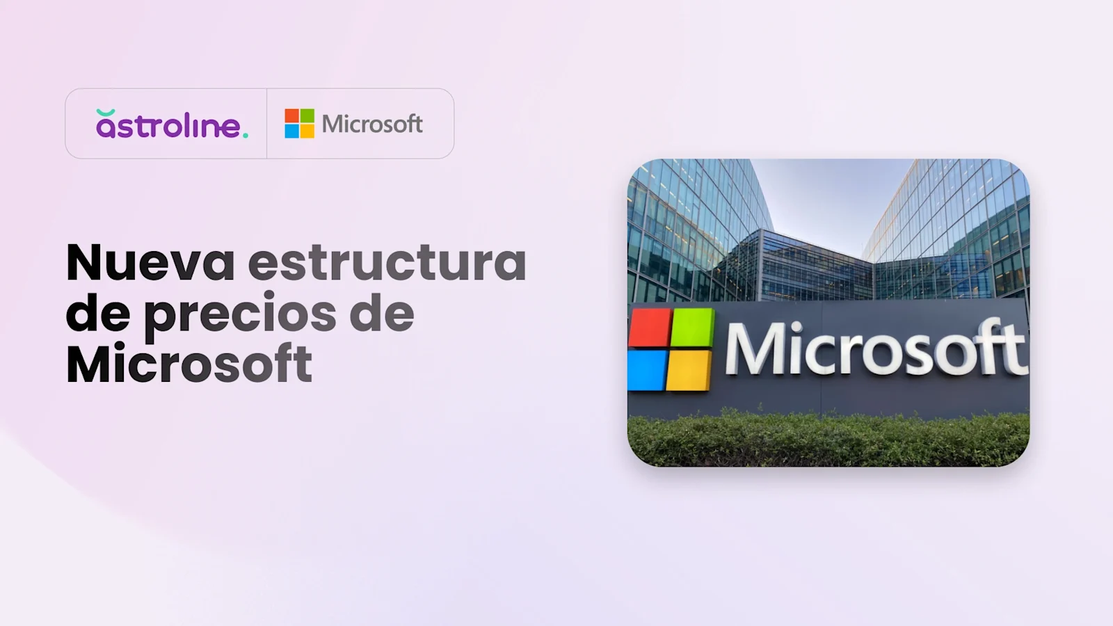Nuevos Precios Microsoft
