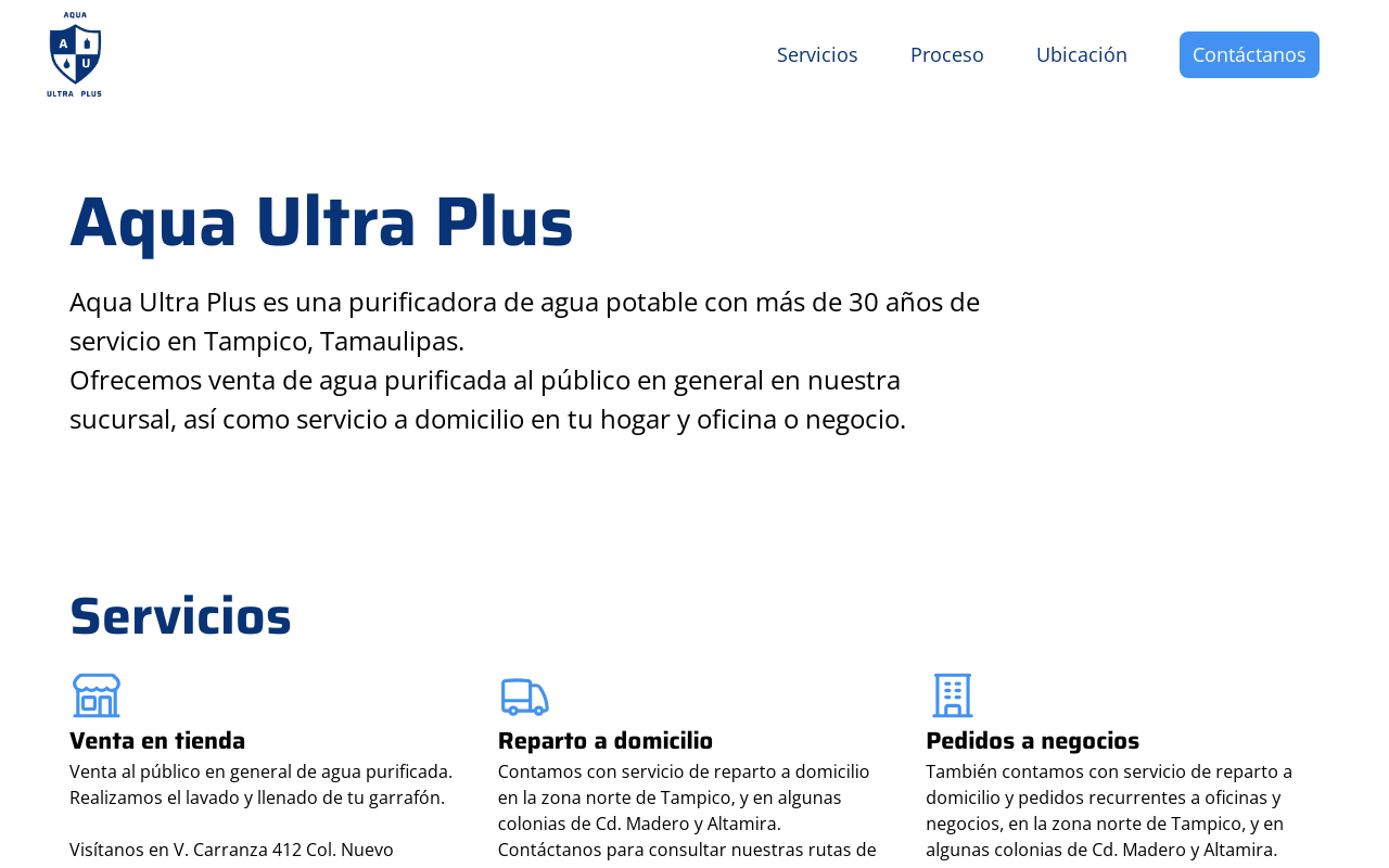 Aqua Ultra Plus Website