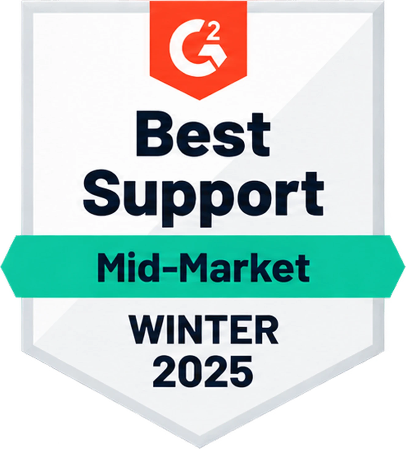 G2 Best Support, Mid-Market, Winter 2025