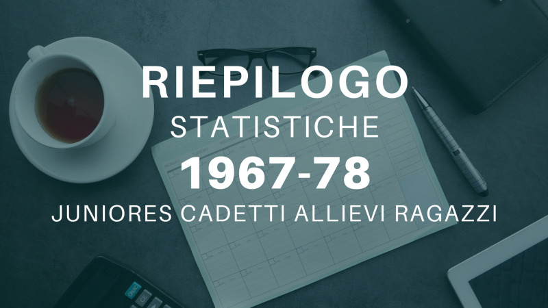 Foto di Articolo Riepilogo Statistiche 1967-78