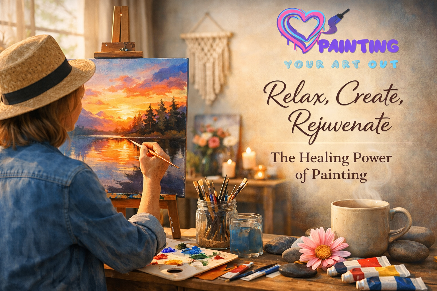 Why Self-Relaxation Through Painting Is Essential for Mental Health and Creativity in Houston