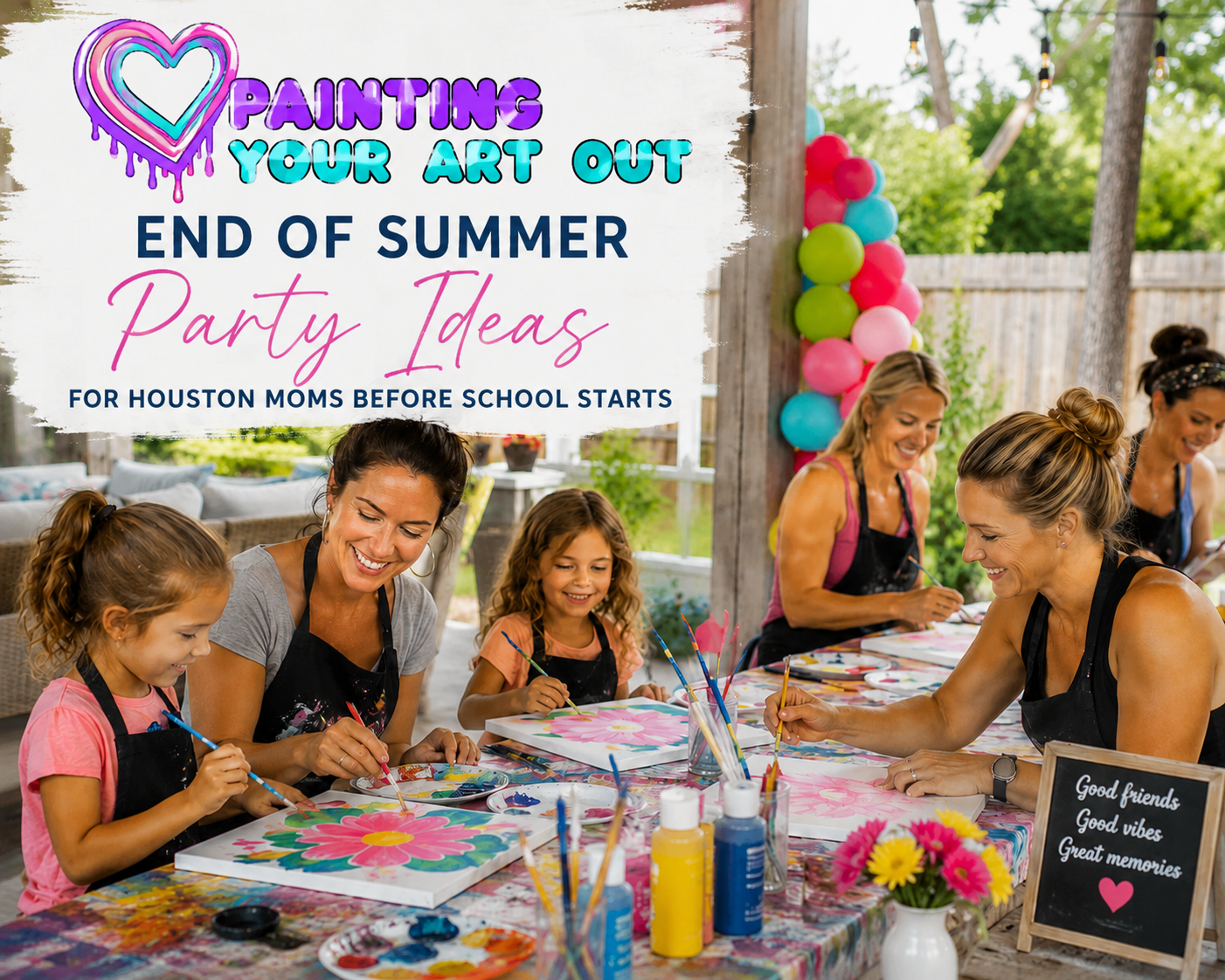 End of Summer Party Ideas for Houston Moms Before School Starts
