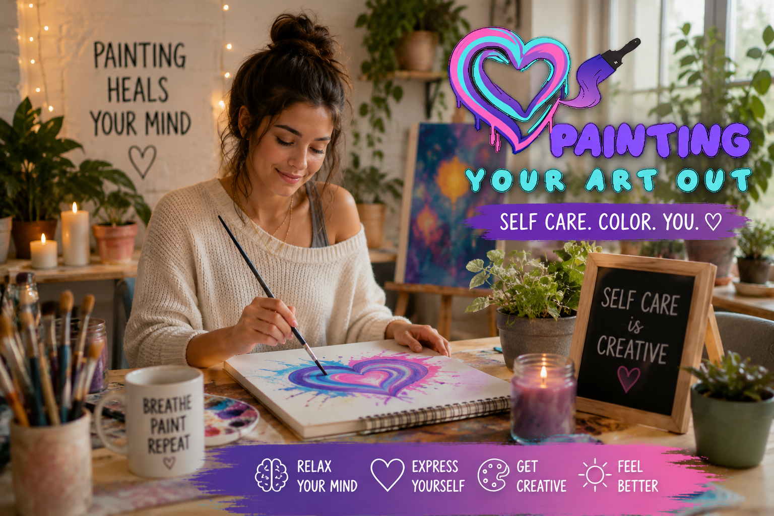 Painting as Self-Care: How a Brush and a Quiet Hour Can Heal You
