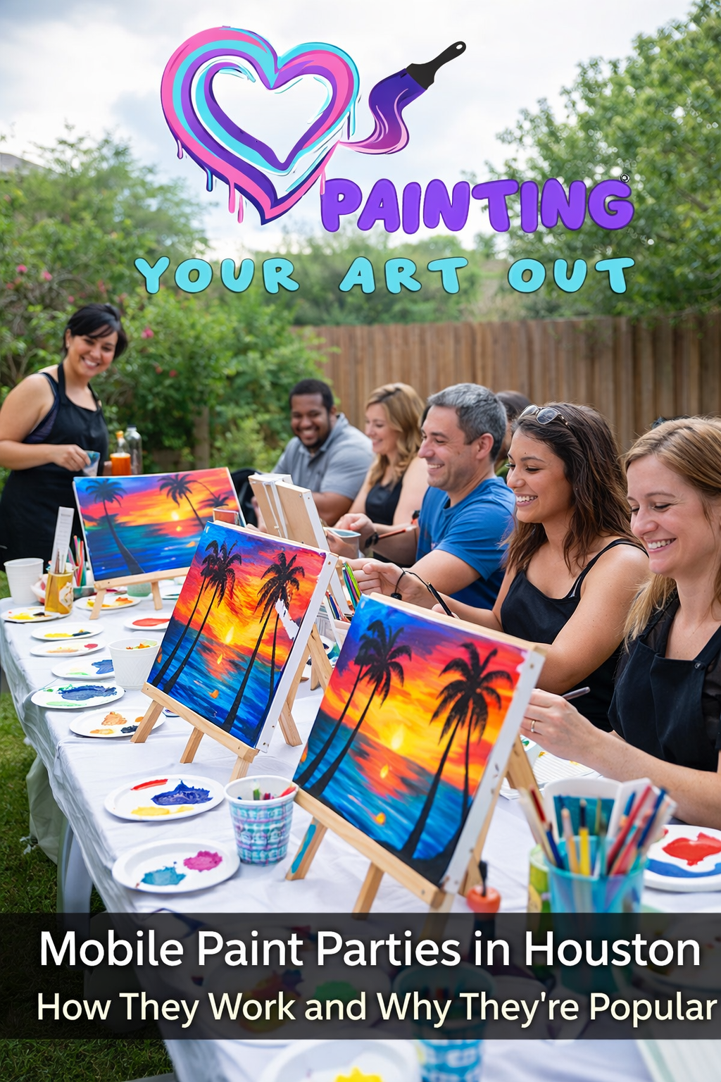 Mobile Paint Parties in Houston: How They Work and Why They’re Popular