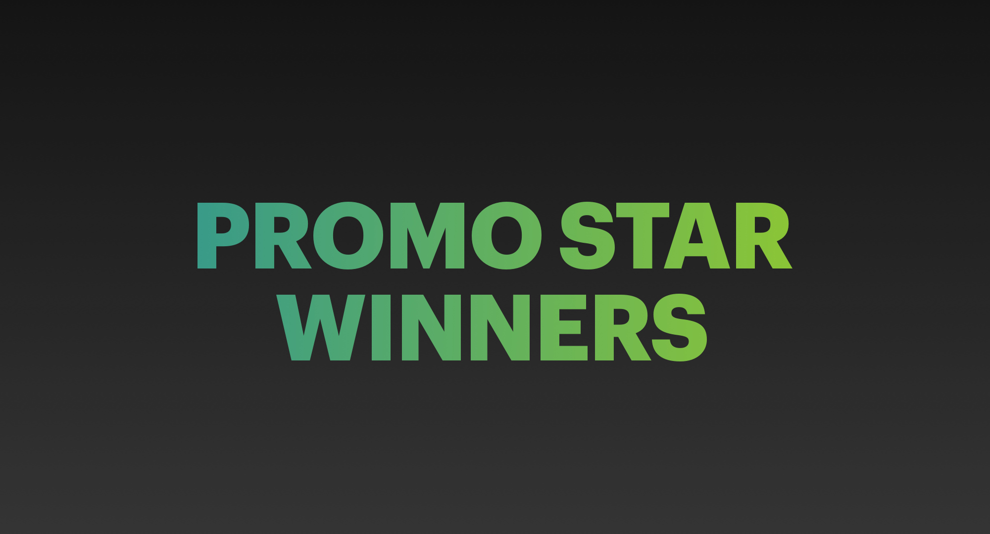 Promo Star Winners Announced