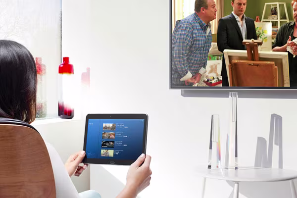 Using the Sky Q app at home