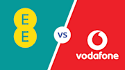 EE vs Vodafone logos