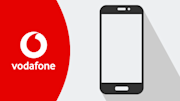 Vodafone logo and mobile