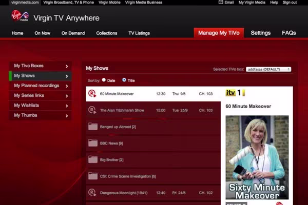 Virgin TV Anywhere
