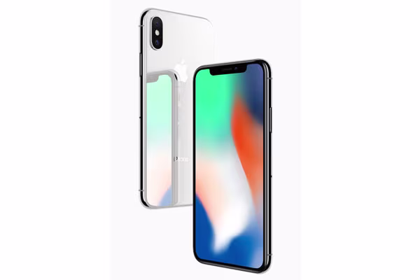 iPhone X front and back