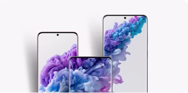 Samsung Galaxy S20 screens