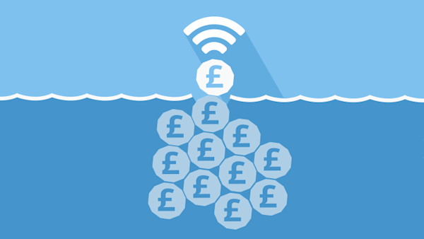 Broadband costs icon