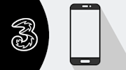 Three logo and mobile